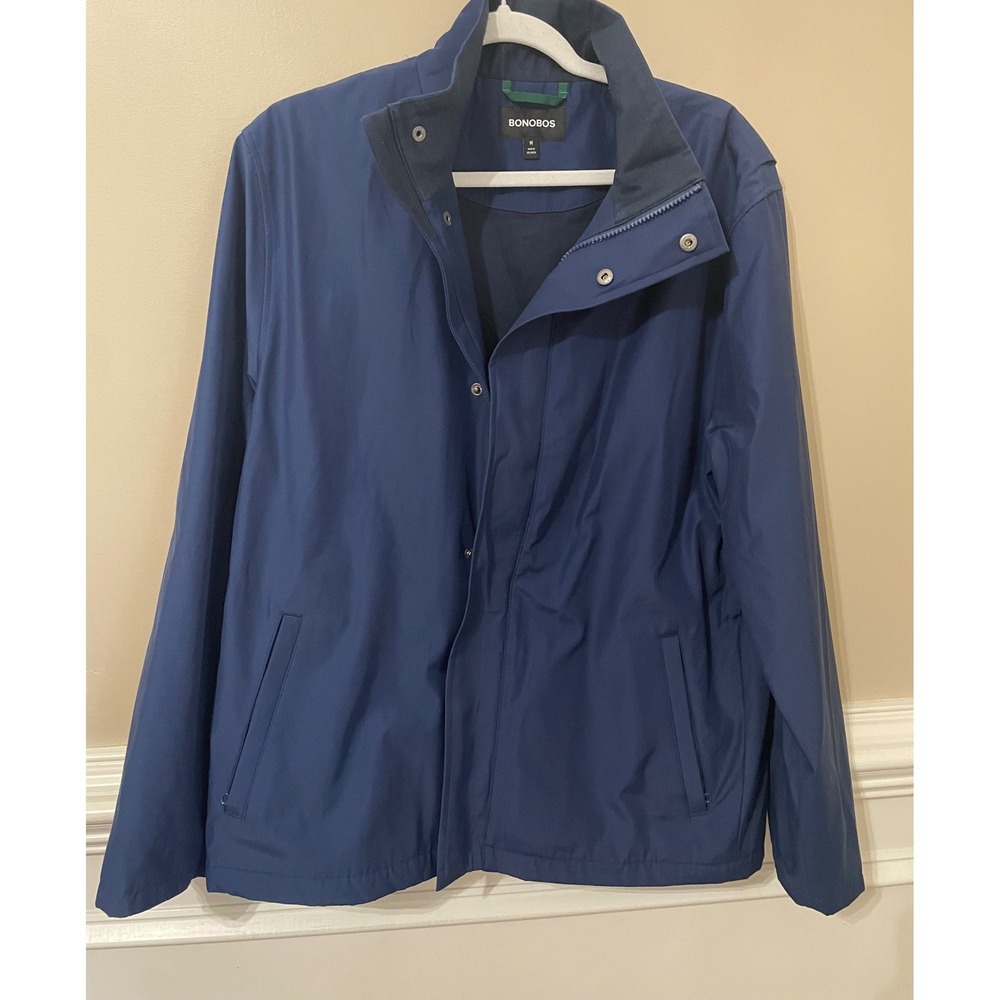 Bonobos Elements Jacket Navy Blue Size M Golf Casual Travel Golf Jacket